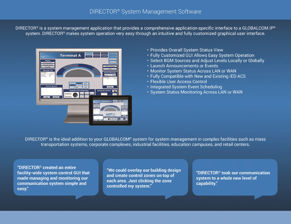 Director system management software