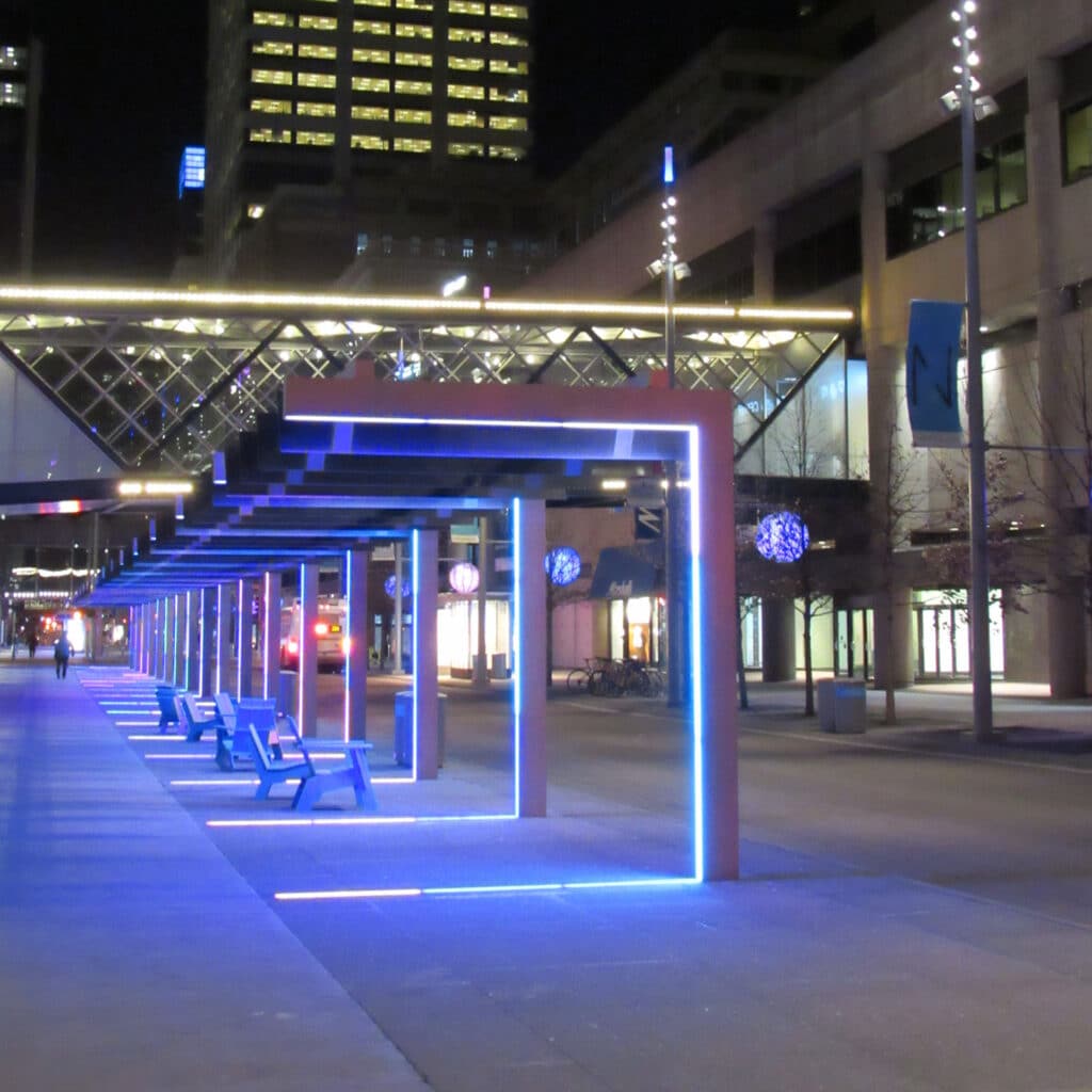 Nicollet Mall at night