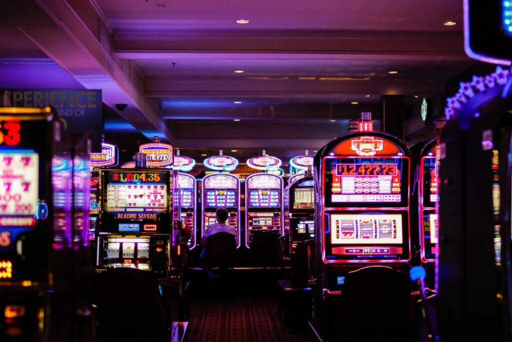 Slot machines at a Casino