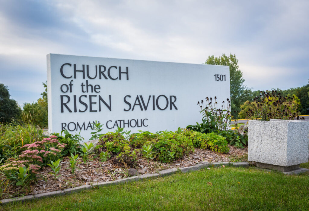 Church of the Risen Savior sign