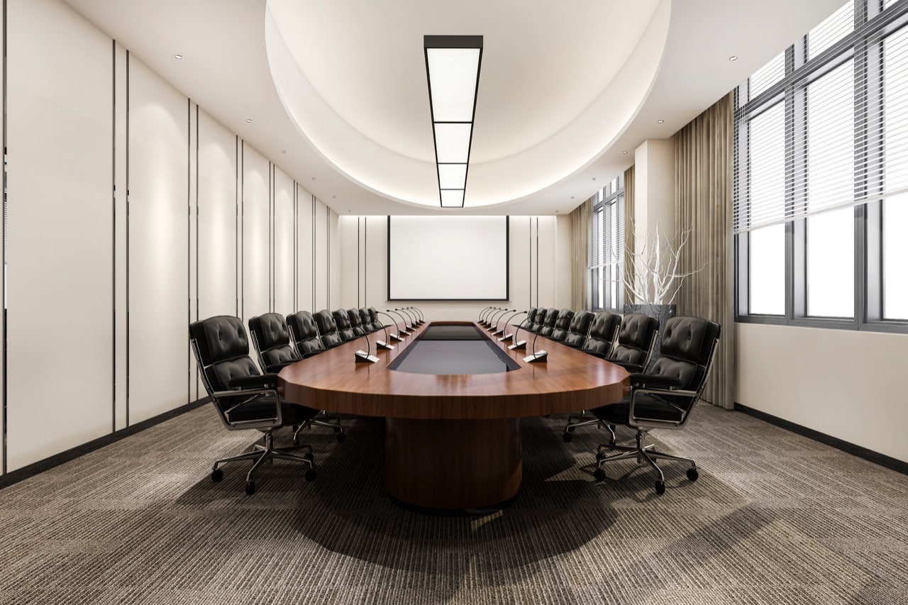 A conference room